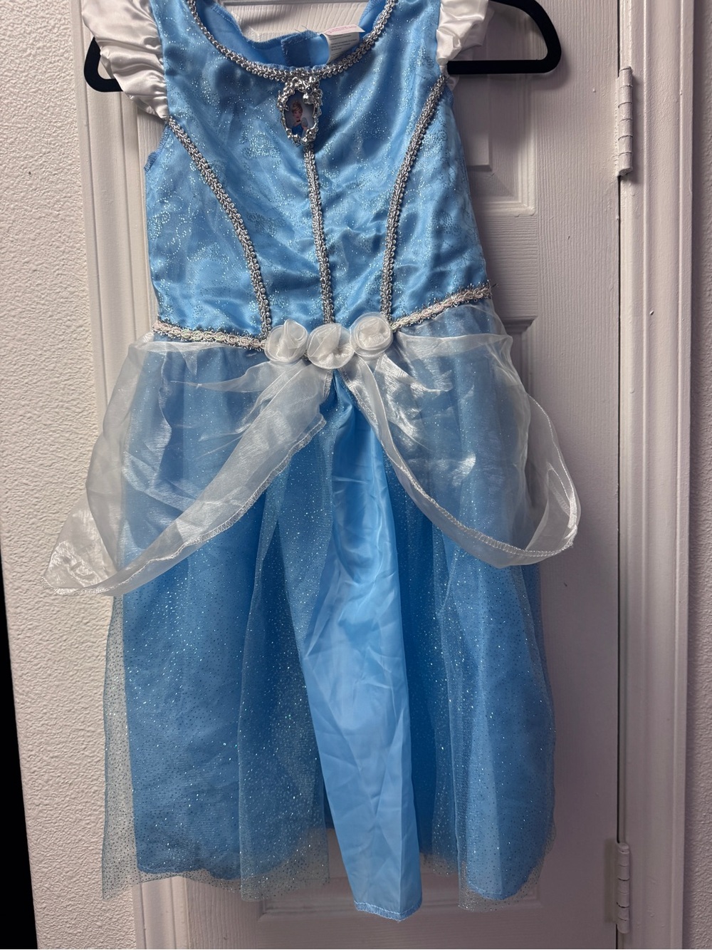 Disney Light Blue Princess Dress with Cinderella size M (8-10)